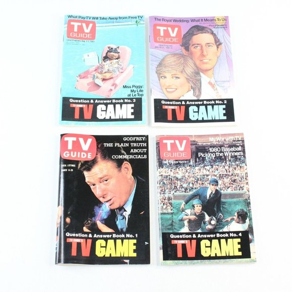 Vintage 1984 TV Guide Board Game Complete Triangle Productions Complete USA - Picture 3 of 12